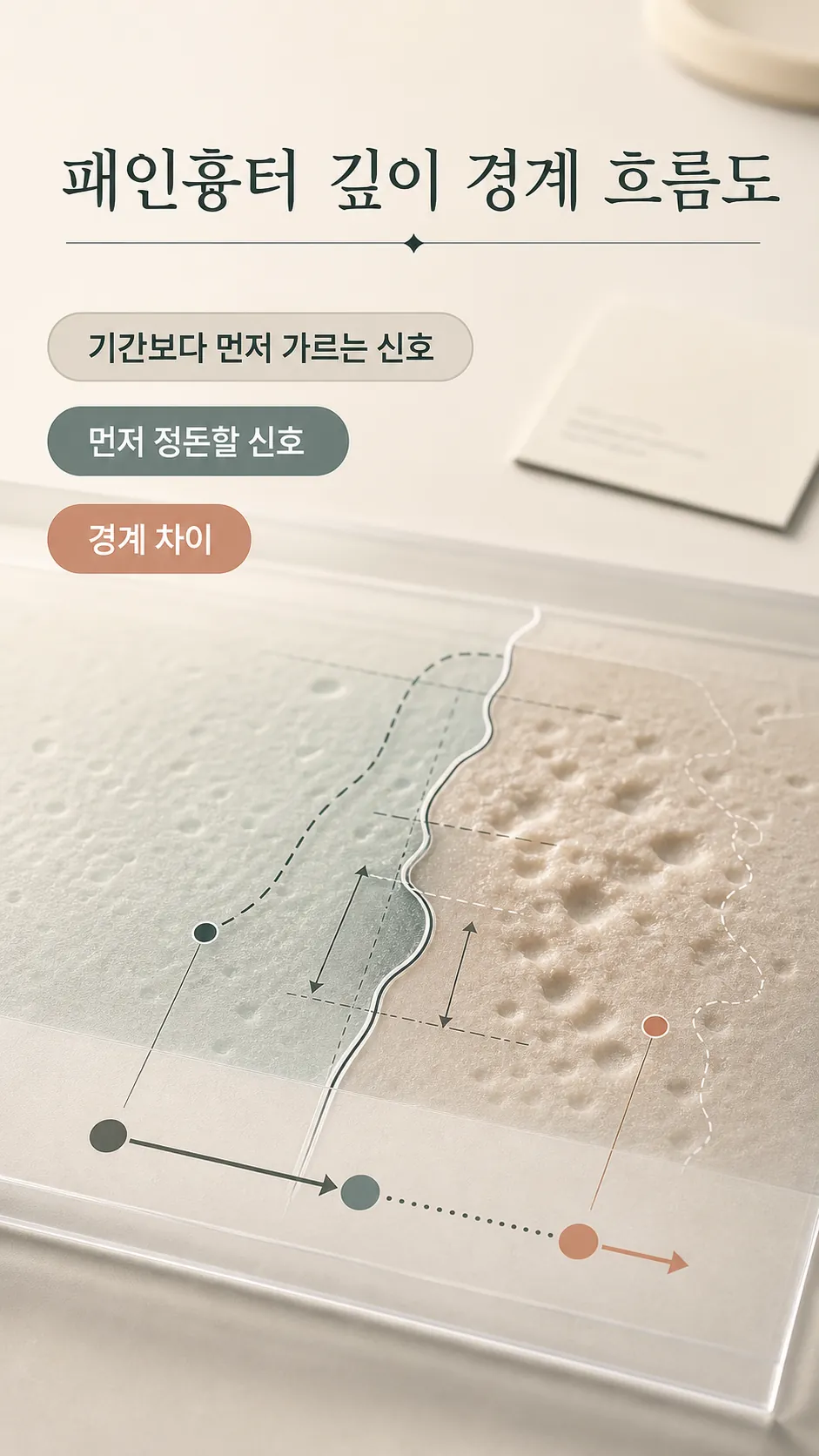 패인흉터 깊이 경계 흐름도