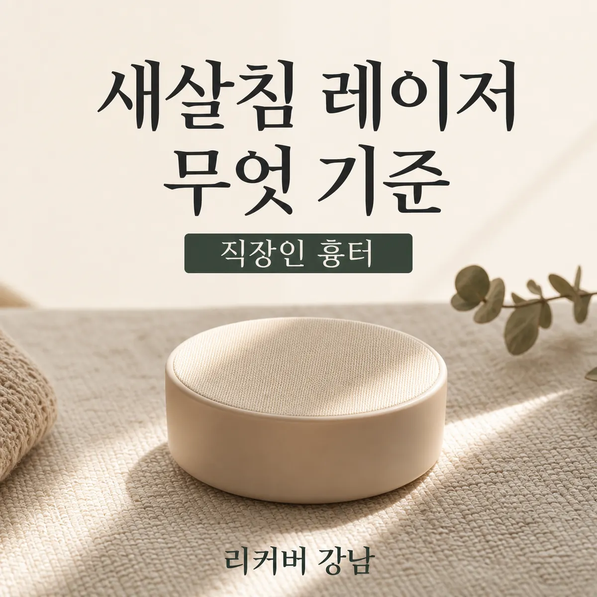 썸네일 - 새살침과 레이저, 직장인 아이스픽은 무엇이 다를까