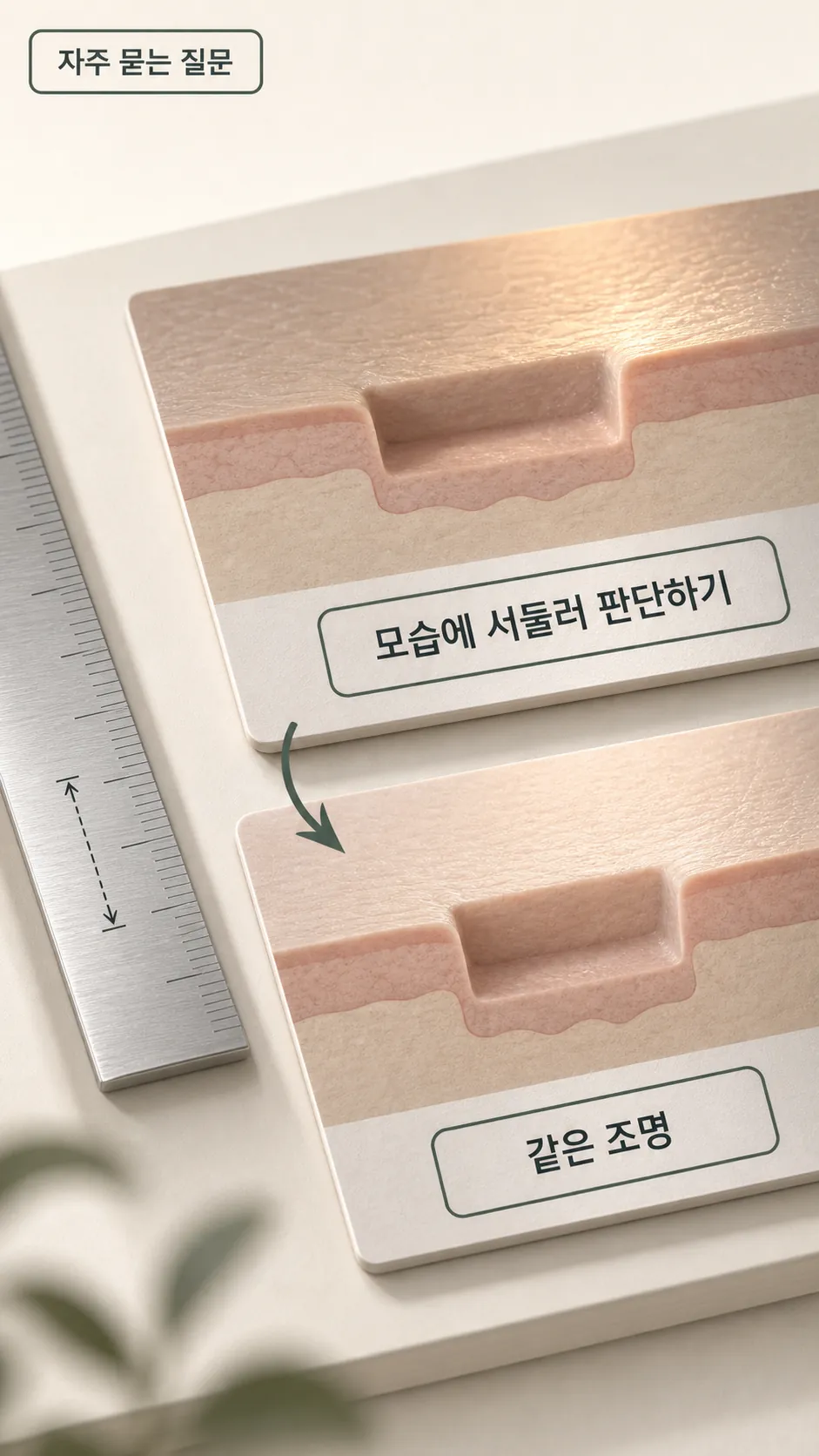 단계 비교 도식