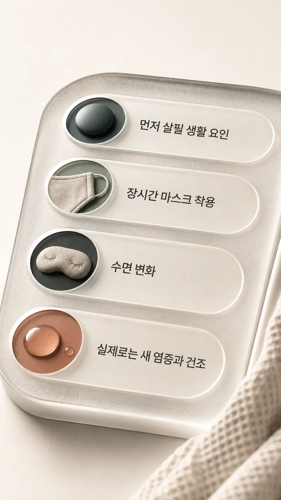 장시간 마스크 착용 경과 정리 노트