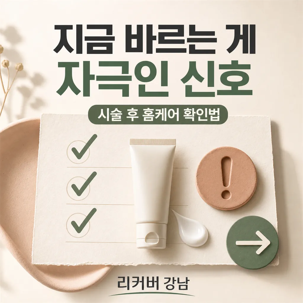 썸네일 - 시술 후 홈케어, 지금 바르는 게 오히려 자극인지 확인하는 법