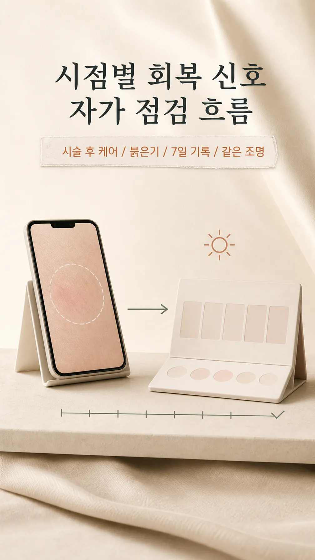 시점별 회복 신호 자가 점검 흐름