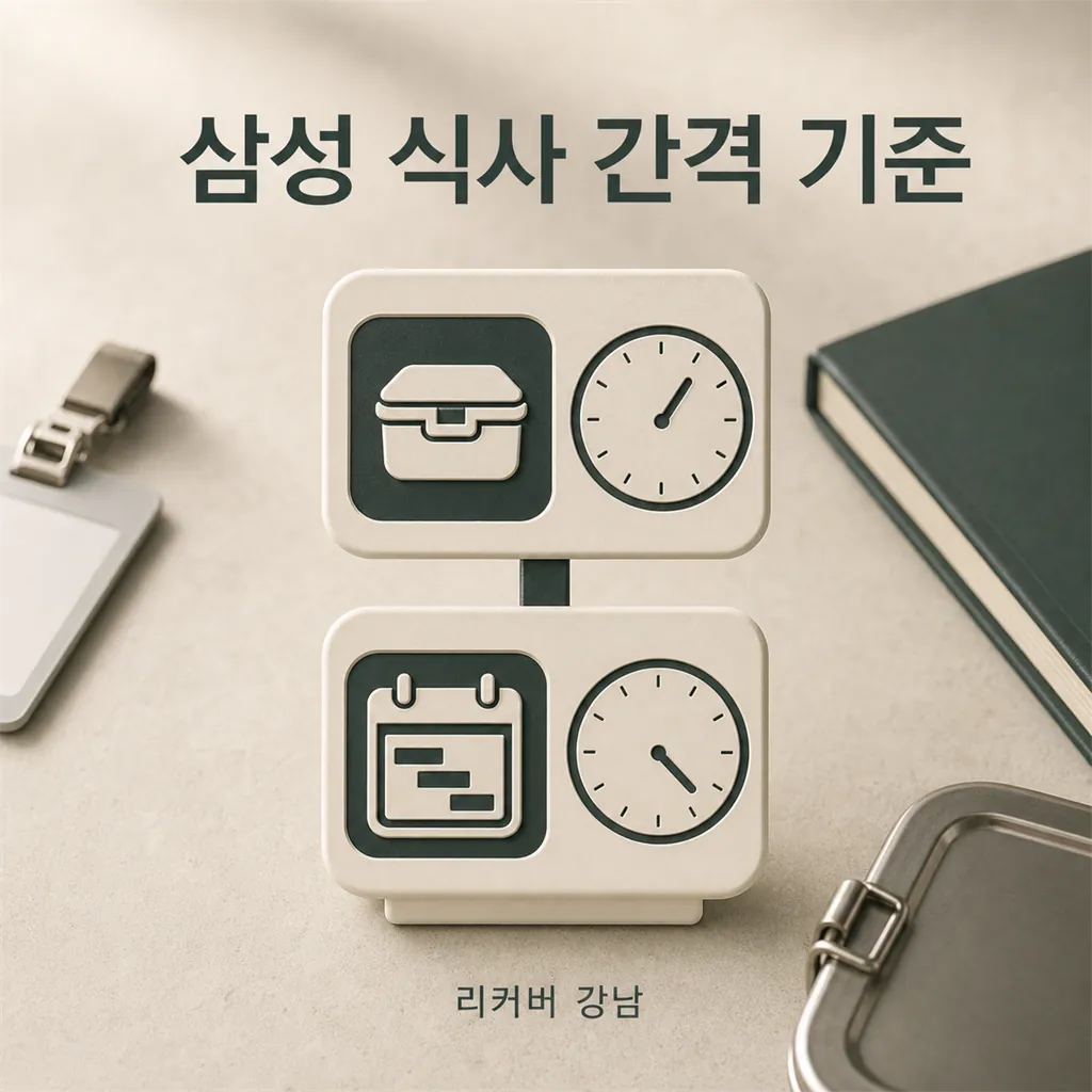 썸네일 - 삼성 직장인 식사 간격이 흔들릴 때