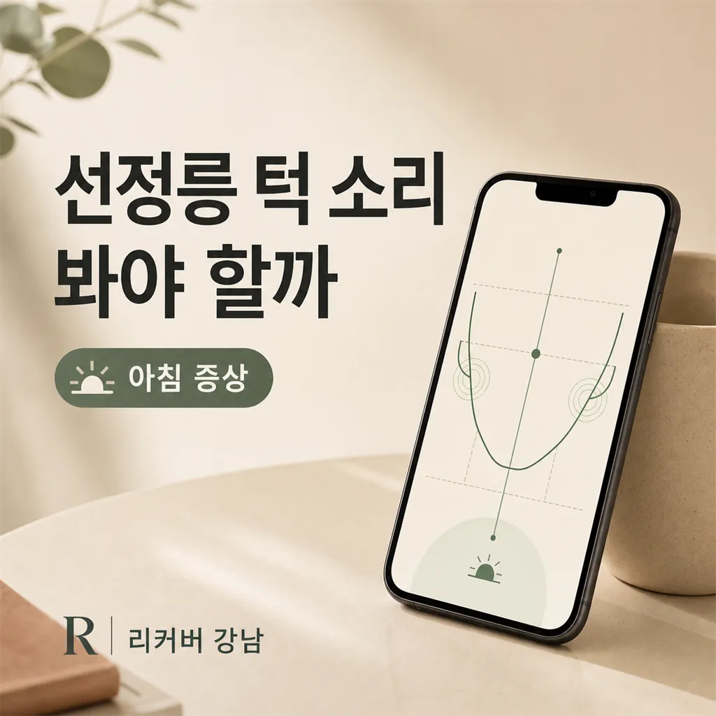 썸네일 - 선정릉 아침 턱 소리, 통증 없어도 볼까요