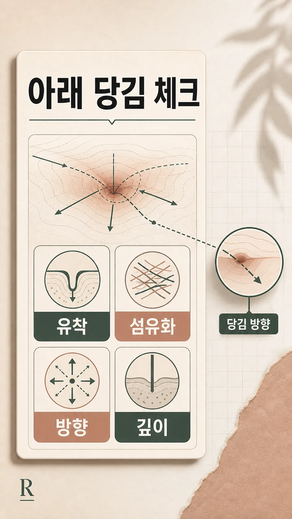 흉터 악화 막는 생활 관리 인포그래픽