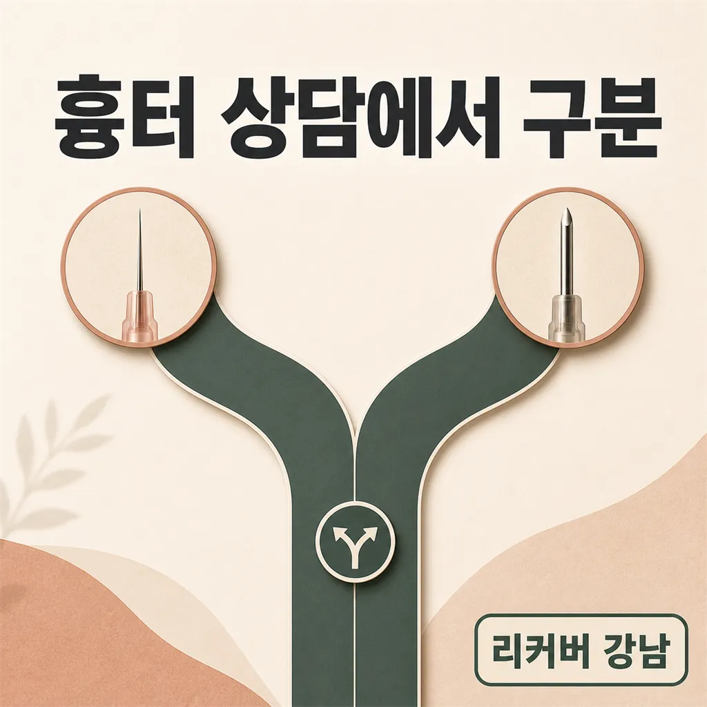 썸네일 - 흉터 상담에서 의료진이 니들 굵기를 다르게 보는 이유