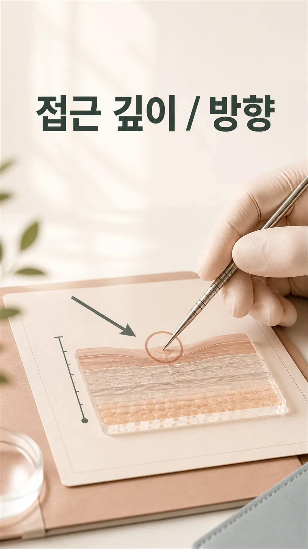 접근 깊이·방향·간격 기준 카드