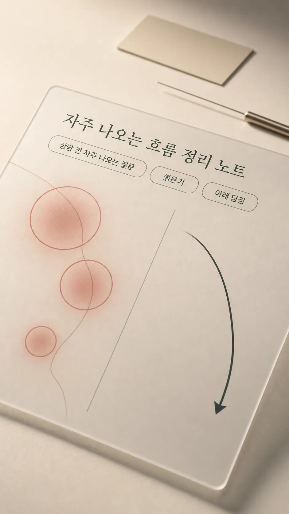 퇴근 상담 전 자주 나오는 흐름 정리 노트