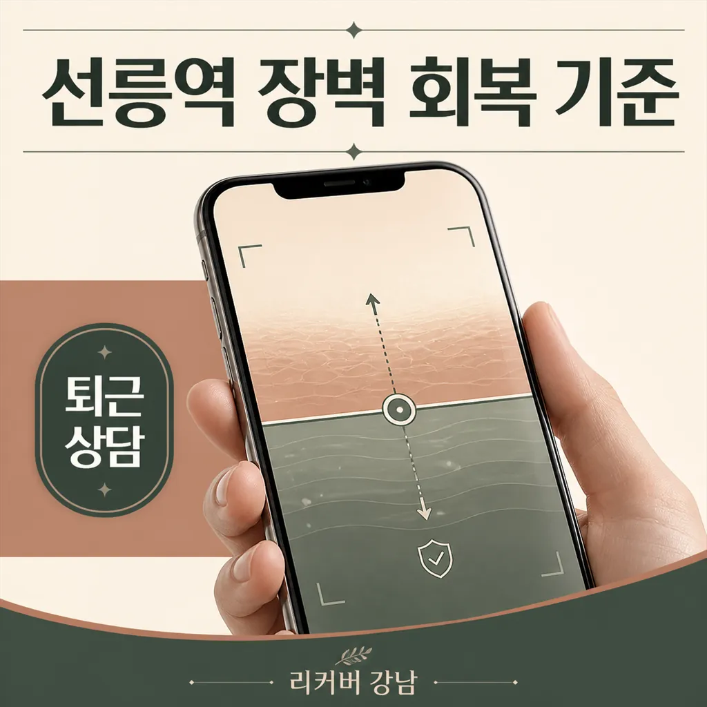 썸네일 - 선릉역 퇴근 후 장벽 회복부터 묻는 상담