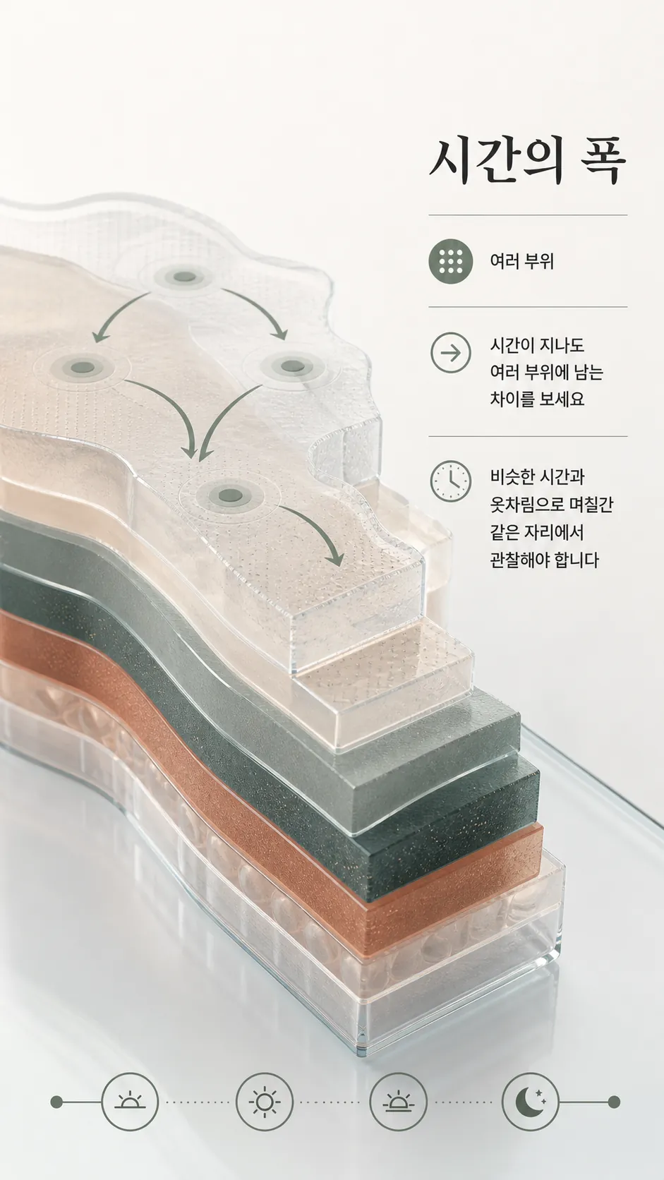 대사 변화 단면 모식도