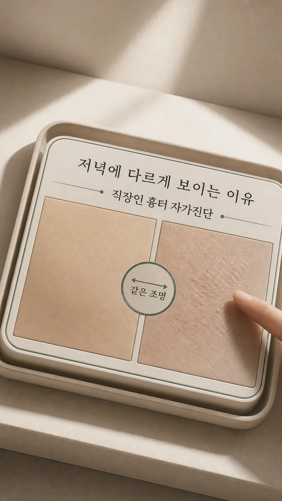 회복 소재 질감 매크로