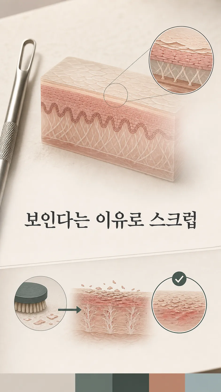 저녁 세면대 앞 세안과 보습 순서 생활 장면