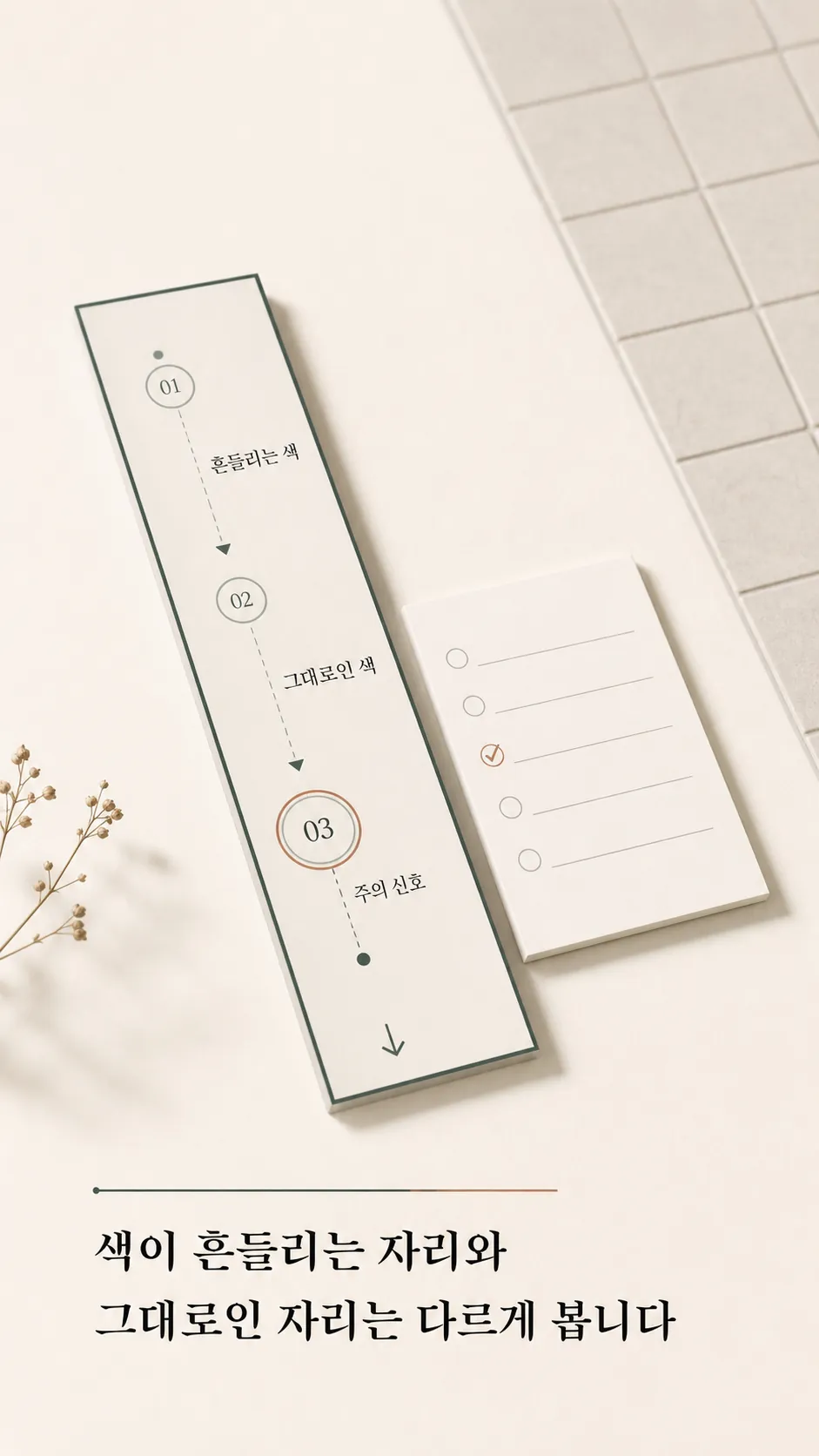 회복 시점과 주의 신호 단계 타임라인