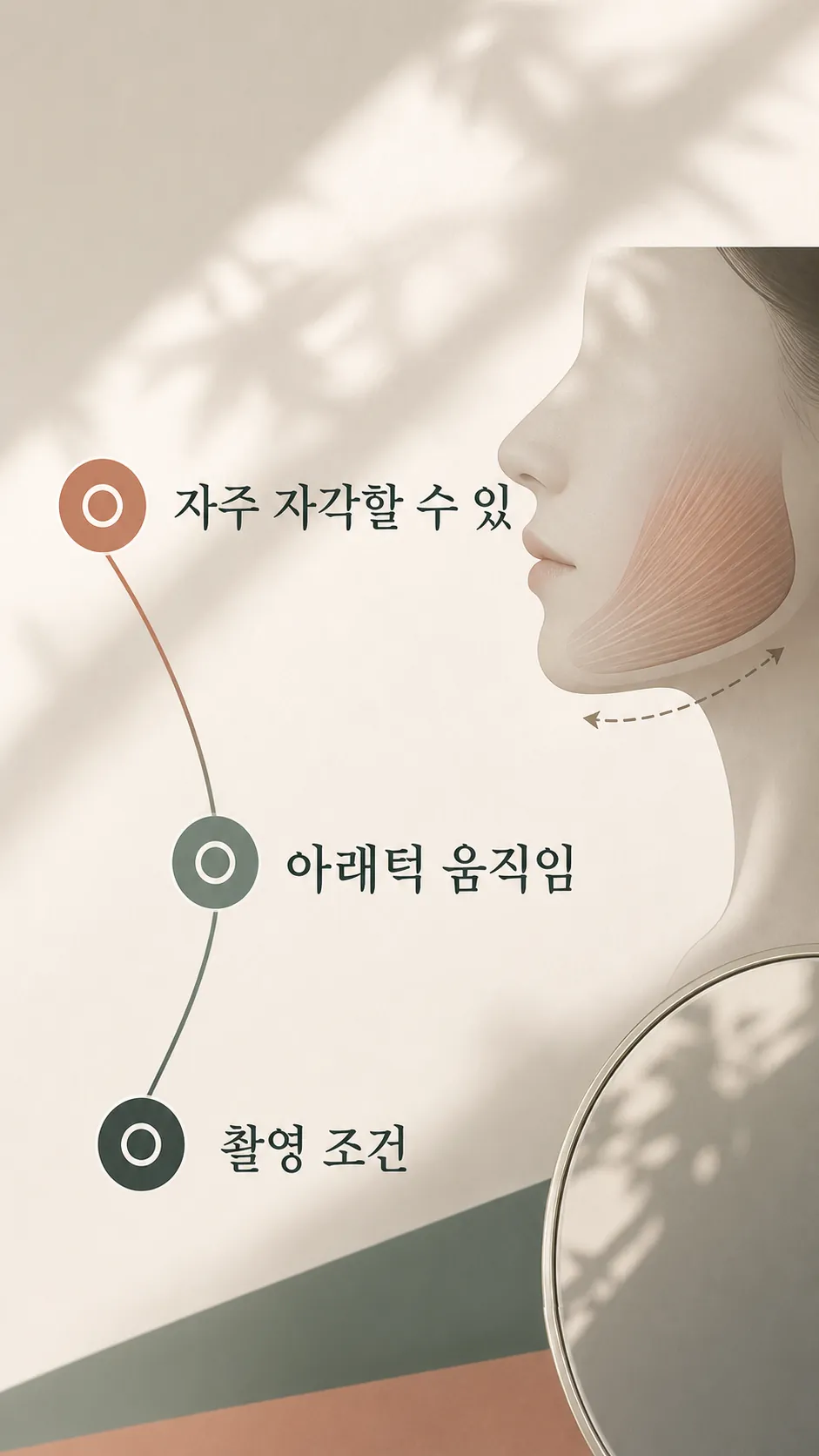 촬영 조건부터 상담 질문까지 단계 흐름도