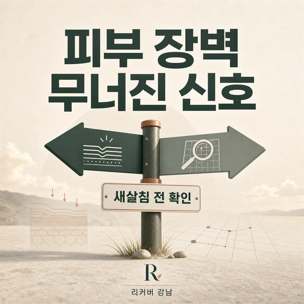 썸네일 - 새살침 받기 전, 피부 장벽이 무너진 상태인지 먼저 확인하는 법