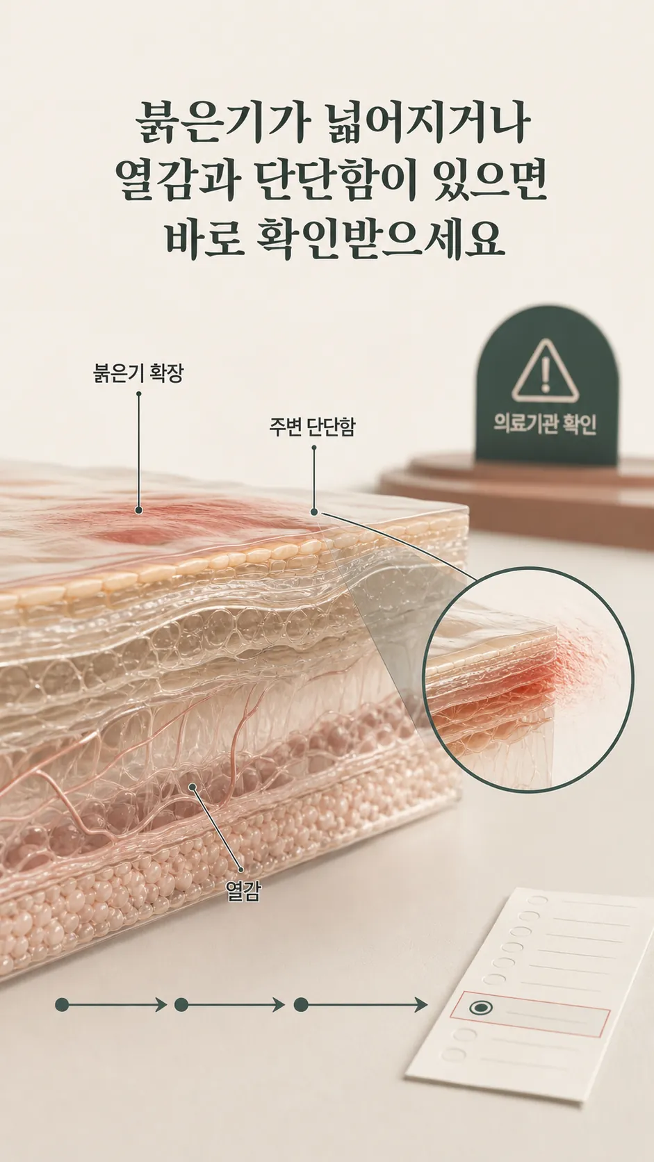 피부 장벽 단면 모식도